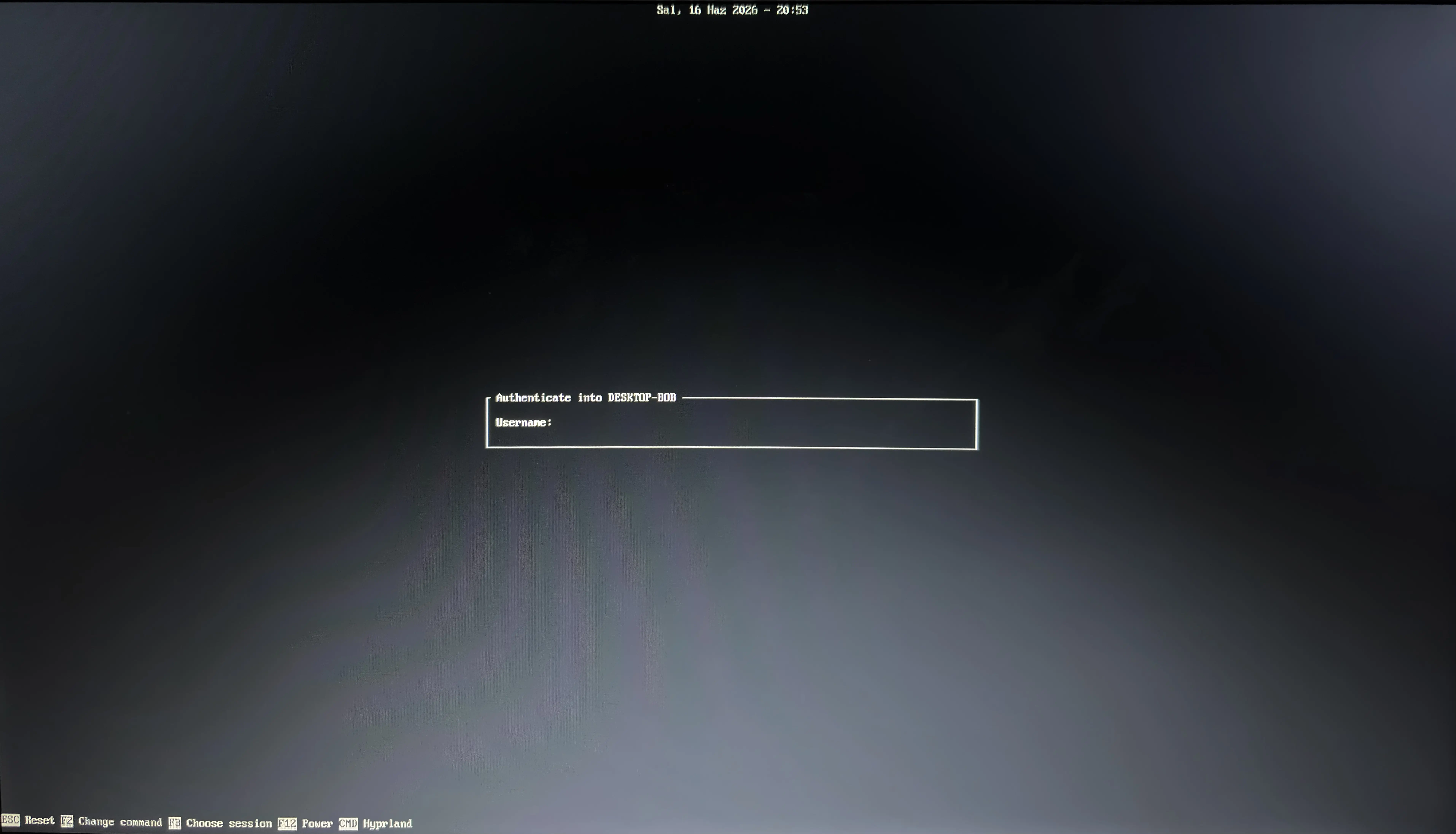 Arch_Hyprland_dots Login Manager Demo Image